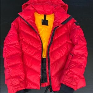 Bogner Red Ski & Snow Jacket with High Collar and Insulation